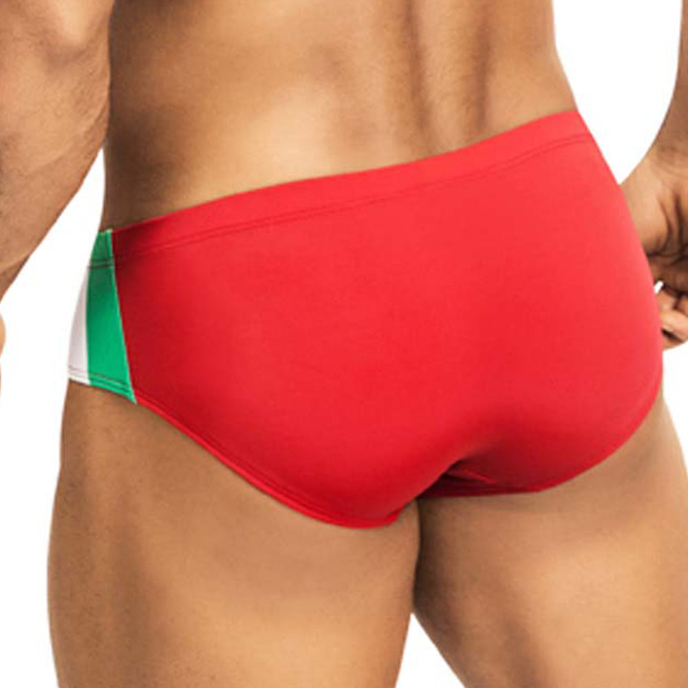 Vuthy 436 Brief Italian Flag Swimwear -